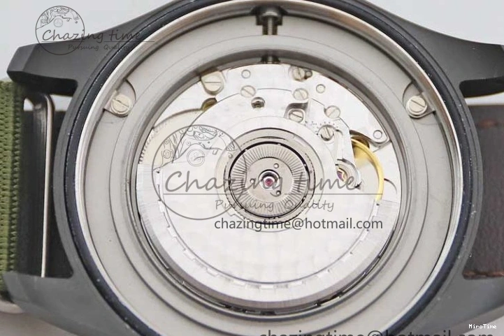 MIROTIME 0119 Packable Mark XVIII ‘TOPGUN SFTI’ Ceramic M+F Best Edition Black Dial on Green Nylon Strap 7048